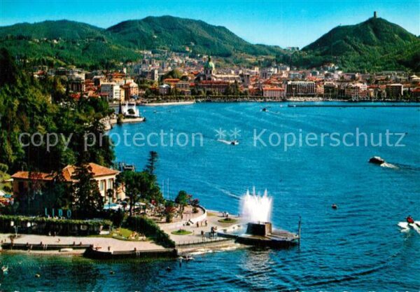 Como Lago di Como Fliegeraufnahme