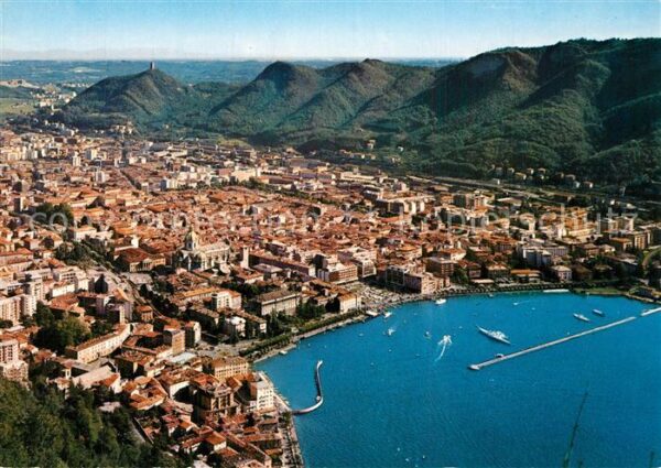 Como Lago di Como Fliegeraufnahme