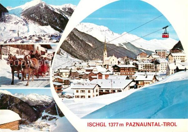 Ischgl Pferdeschlitten Seilbahn