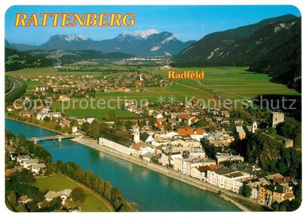 Rattenberg Tirol Radfeld Fliegeraufnahme