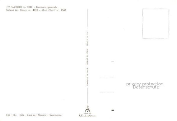 Pre Saint Didier Catena Monte Bianco Mont Chetif – Bild 2
