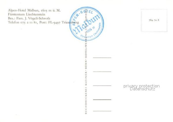 Liechtenstein  Alpen-Hotel Malbun – Bild 2