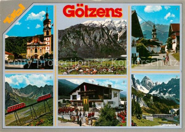 G?tzens Tirol Pfarrkirche Olympiabahn Axamer Lizum So