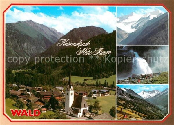 Wald Pinzgau Grossvenediger Krimmler Wasserfall Reic