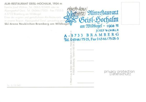 Bramberg Wildkogel Alm-Restaurant Geisl-Hochalm – Bild 2