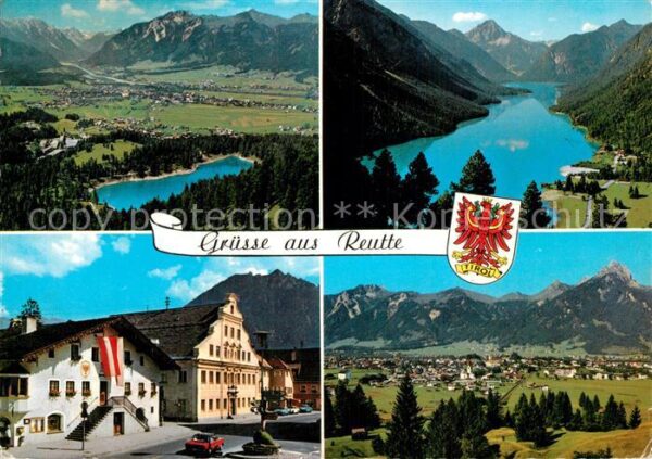 Reutte Tirol Urisee Plansee Marktplatz Gernspitze