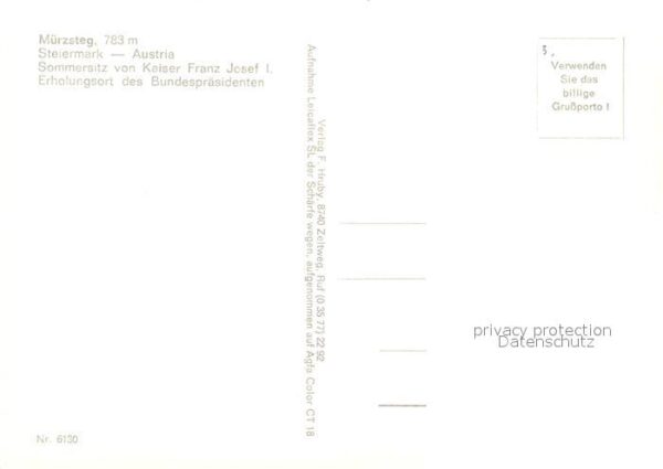M?rzsteg Sommersitz Kaiser Franz Josef I. – Bild 2