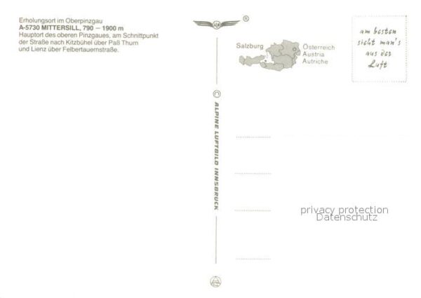 Mittersill Oberpinzgau Schloss Mittersill Fliegeraufnahme – Bild 2