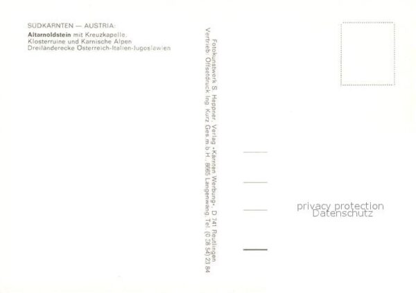 Arnoldstein Kreuzkapelle Klosterruine Dreil?ndereck – Bild 2