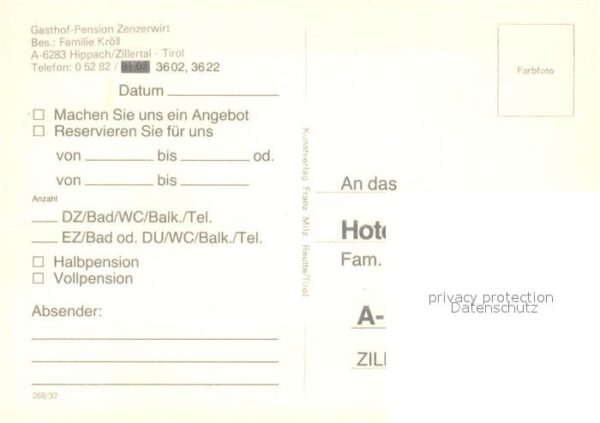 Hippach Gasthof-Pension Zenzerwirt – Bild 2