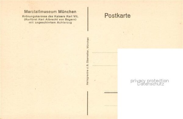 Muenchen Marstall Museum Krönungskarosse des Kai – Bild 2
