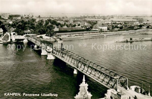 Kampen Niederlande Ijselbrug Panorama