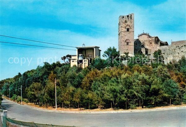 Erice Torre campanaria e stazione della funiv