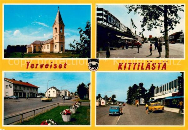 Kittilae Finnland Kirche Teilansichten