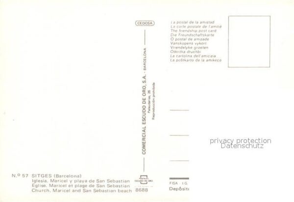 Sitges Iglesia Maricel y playa de San Sebastia – Bild 2
