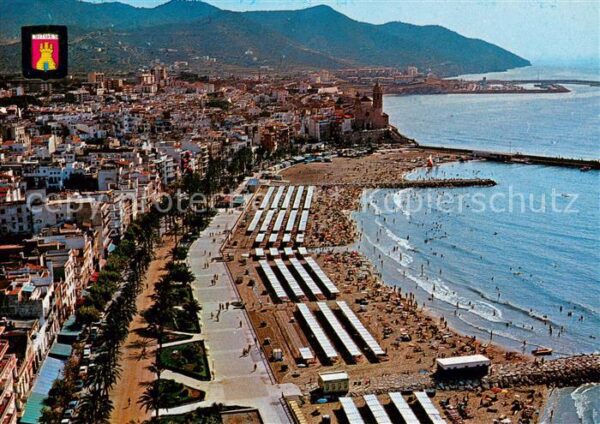 Sitges Vue aerienne