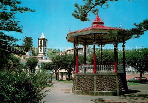 Horta Acores Un aspecto da Praca da Republica