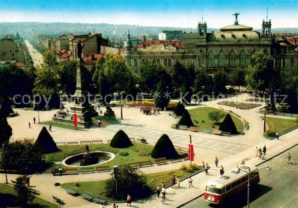 Russe Rousse Pyce Denkmal der Freiheit und Staatstheater