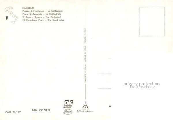 Cagliari Piazza S Francesco La Cattedrale – Bild 2