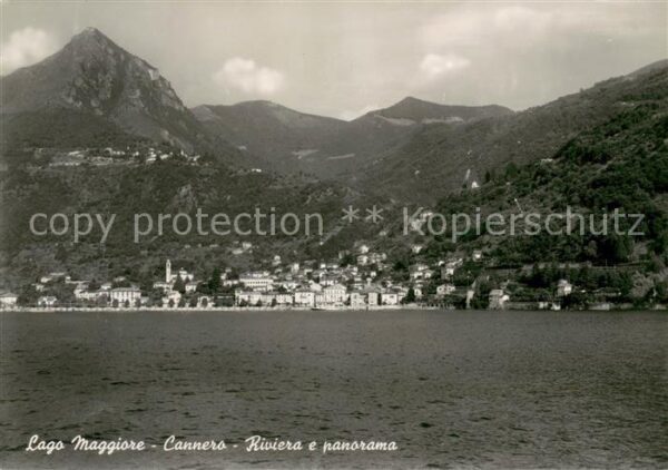 Cannero Riviera Lago Maggiore Panorama