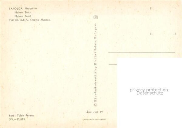Tapolca Malom Teich – Bild 2