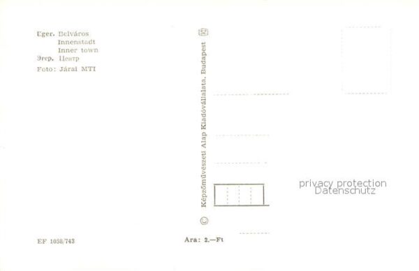 Eger Ungarn Belvaros – Bild 2