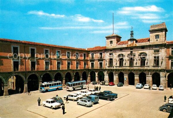 Avila Espana Plaza de la Victoria y Ayuntamiento