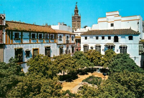 Sevilla Andalucia Barrio de Santa Cruz Plaza de Dona Elvi