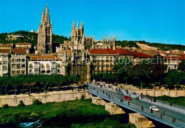Burgos Puente y Arco de Santa Maria