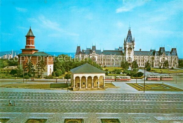 Iasi Palatul culturii Casa Dosoftei si biser