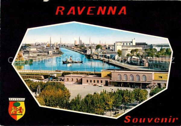 Ravenna Italia Porto e Stazione Ferroviaria