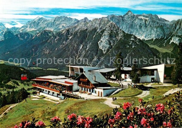 Seefeld Tirol Rosshütte mit Harmelekopf Bahn und Wett
