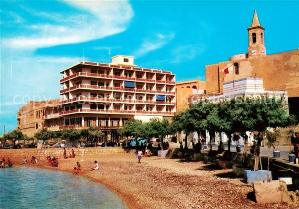 Marsalforn Bay a popular seaside resort