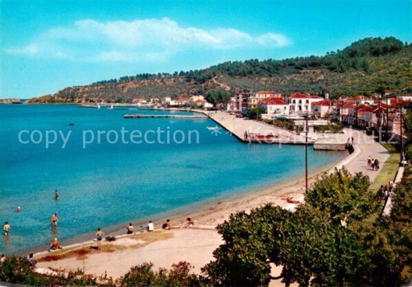 Thassos Hafenansicht
