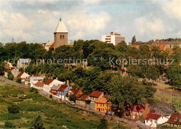 Oslo Norwegen View of the old Aker church