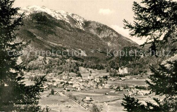 Mauterndorf Gesamtansicht mit Alpenpanorama Sommerf