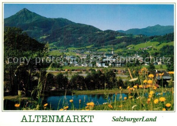 Altenmarkt Pongau Sommerfrische Landschaftspanorama Alpen