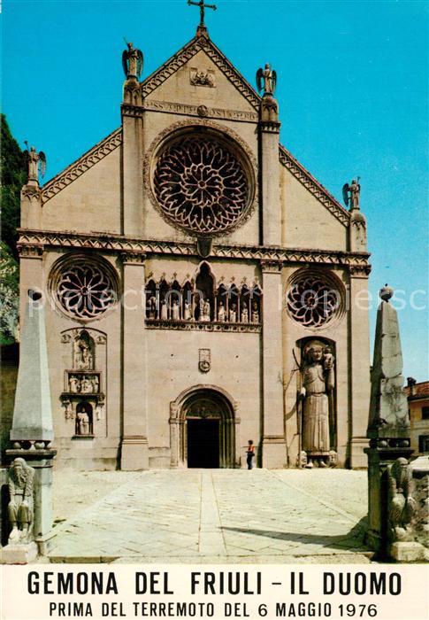 Gemona del Friuli Il duomo prima del terremoto del 6 Magg