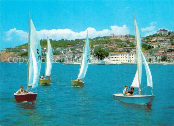 Ohrid Segeln Segelboote