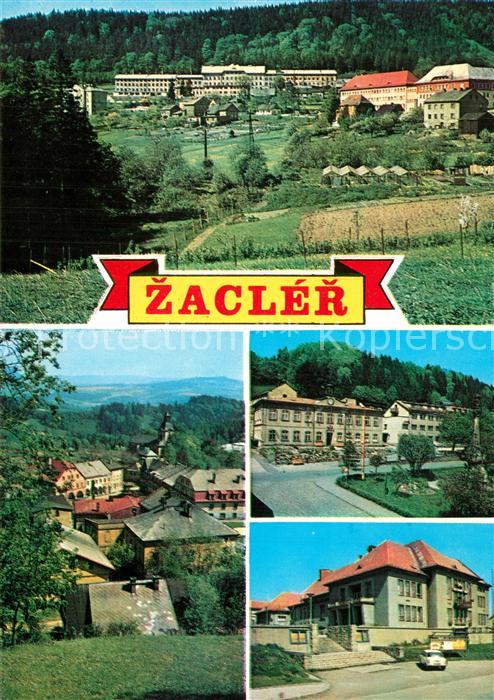 Zacler Celkovy pohled Namesti Kulturni dum