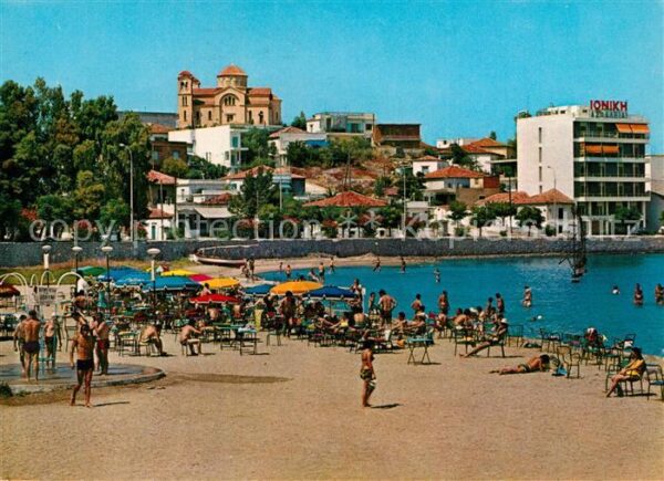 Chalkis Chalkida Teil der Küste Strand Hotels