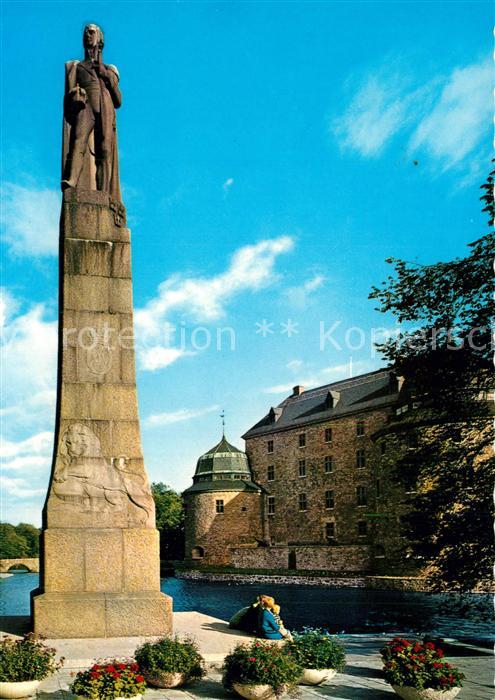 Oerebro Slottet med Karl XIV Johan Schloss Denk