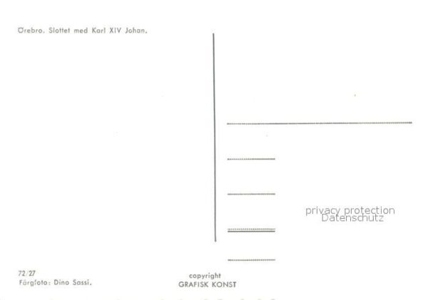 Oerebro Slottet med Karl XIV Johan Schloss Denk – Bild 2