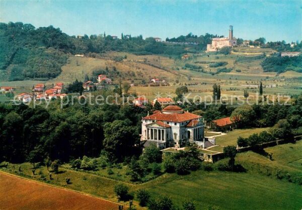 Vicenza Villa La Rotonda e Monte Berico veduta