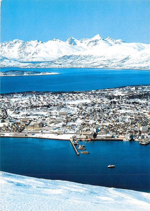 Tromsoe Part of the capital of North Norway aer