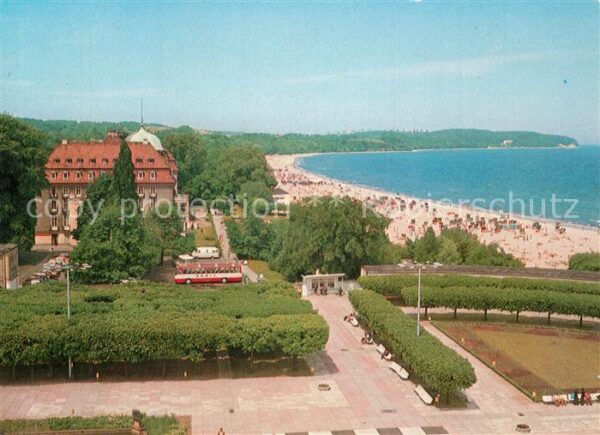Zoppot Sopot Brzeg morski widok w kierunku Orlowa