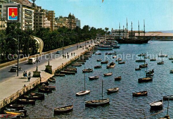 Alicante Explanada de Espana y puerto