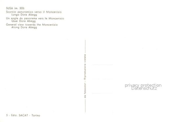 Susa Italia Scorcio panoramico verso il Moncenisio – Bild 2