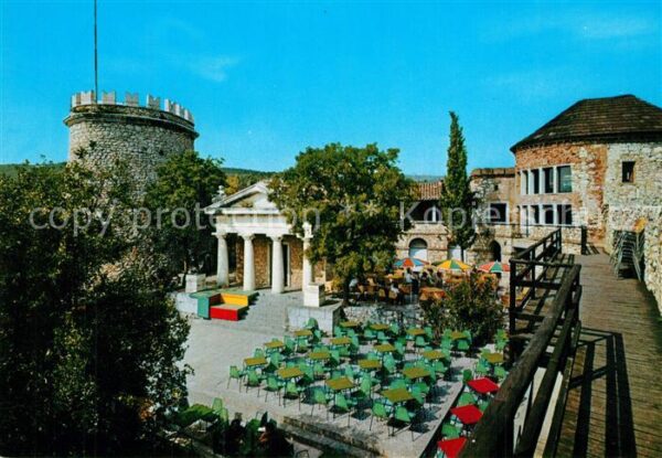 Rijeka Fiume Burgrestaurant Terrasse