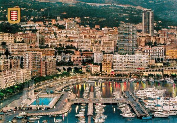 Monaco Le port et la Condamine Principauté de
